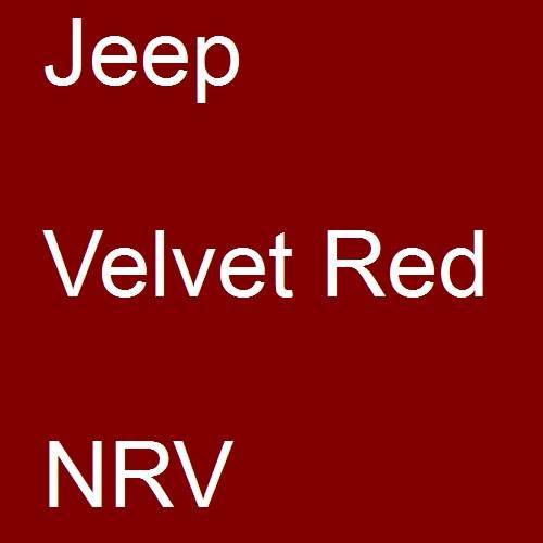 Jeep, Velvet Red, NRV.